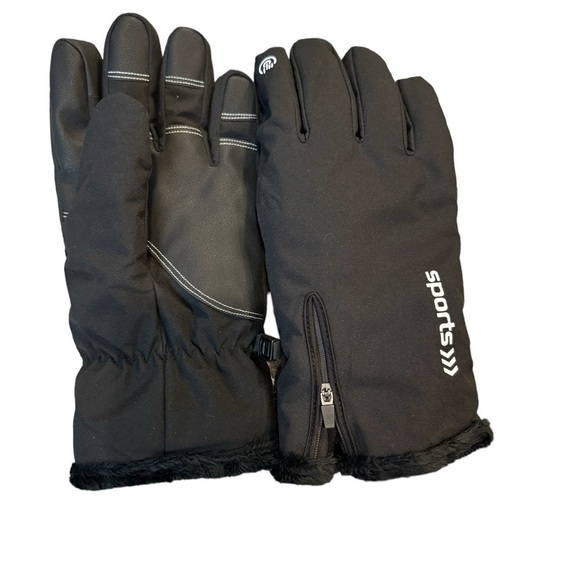Sports Black Winter Gloves Women's size Large - Picture 1 of 4